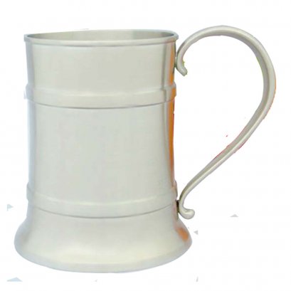 Beer Stein w/Pewter Lid &amp; Medal