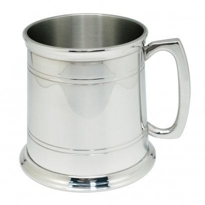 LIGHT WEIGHT PEWTER TANKARDS