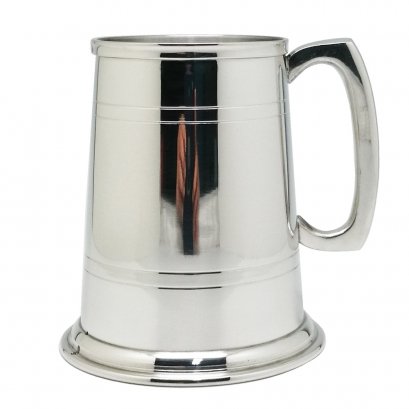 LIGHT WEIGHT PEWTER TANKARDS