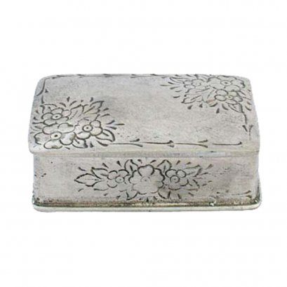 Pewter Vintage Style Rect. Box