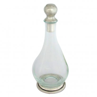 Wine Decanter w/Pewter Base &amp; Stopper