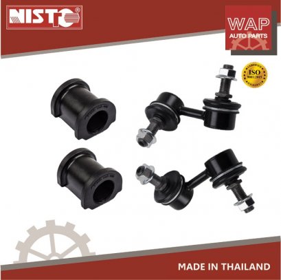 NISTO 4 PCS of Front Stabilizer Link and Stabilizer Bush