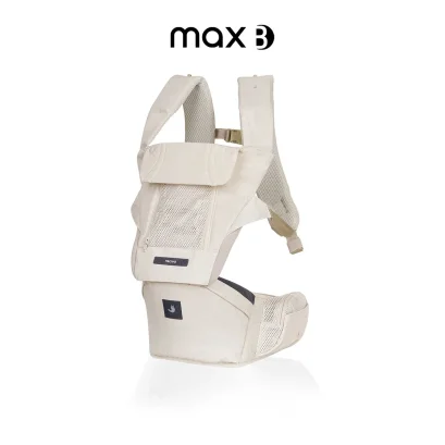 POGNAE เป้อุ้มเด็ก รุ่น No.5 Max B - Denim Beige