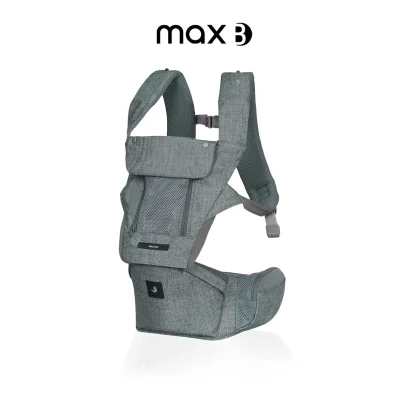 POGNAE เป้อุ้มเด็ก รุ่น No.5 Max B - Denim Grey