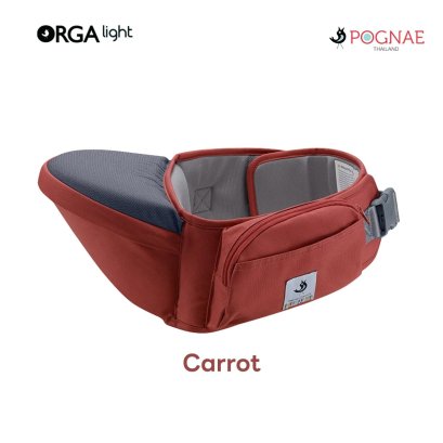 POGNAE เป้อุ้มเด็ก รุ่น Orga Light - Carrot