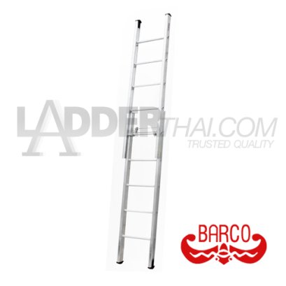 TPQ-BCAS20 (20 x 20 ฟุต) บันไดอลูมิเนียมพาดเลื่อน 2 ตอน BARCO