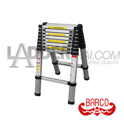 TPQ-BATL13 (13 ขั้น) บันไดอลูมิเนียมยืดหดได้อเนกประสงค์ ทรงเอ BARCO