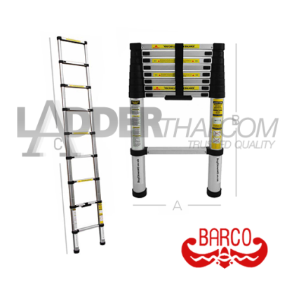 TPQ-BAMST13 (13 ขั้น) บันไดอลูมิเนียมยืดหดได้ พาดและเลื่อน BARCO