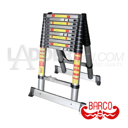 TPQ-BATL13 บันไดยืดหดได้อเนกประสงค์ ทรงเอ ขนาด 10+10 ขั้น ความสูงทรงเอ 380 ซม. BARCO