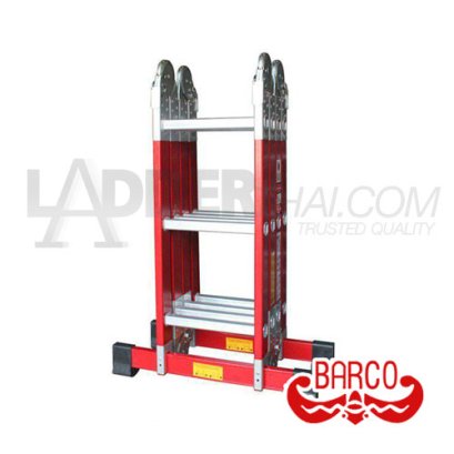 TPQ-M2(F) (4 x 3 ขั้น) บันไดอเนกประสงค์ไฟเบอร์กลาสทรง M BARCO