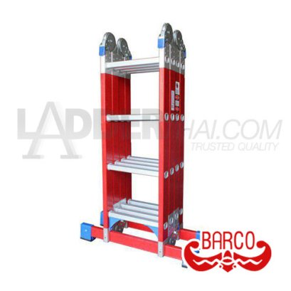 TPQ-M3(F) (4 x 4 ขั้น) บันไดอเนกประสงค์ไฟเบอร์กลาสทรง M BARCO