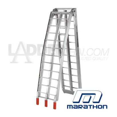 MARATHON GBR-903 บันไดยกย้ายรถมอเตอร์ไซค์ อลูมิเนียม (มาราธอน) รับน้ำหนักสูงสุด 340 กก. ALUMINIUM RAMP