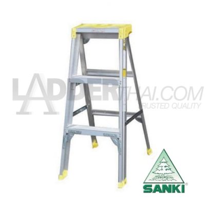 LD-TSS08 (8 ฟุต) บันไดซันซุยอลูมิเนียมขึ้นลง 1 ทาง บันไดอลูมิเนียมเสริมถาด SANKI