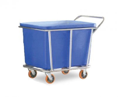 รถเข็นถัง โครงสแตนเลส รถเข็นน้ำ HORECAT code 40427