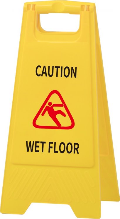 ป้ายเตือนพื้นเปียก CAUTION WET FLOOR ตรา HORECAT 56022