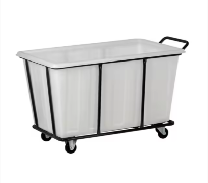 รถเข็นอเนกประสงค์ สำหรับใส่ผ้าเปียก รถเข็นถังพร้อมโครงติดล้อ HORECAT code 52307