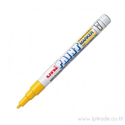 ปากกาเพ้นท์ Uni PX-21 สีเหลือง