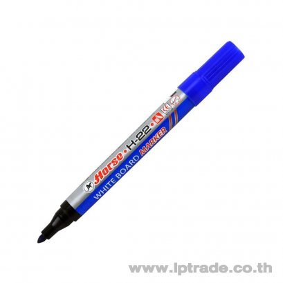 ปากกาไวท์บอร์ด ตราม้า H-22 สีน้ำเงิน