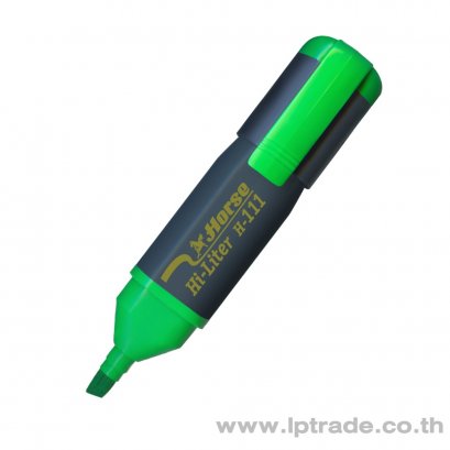 ปากกาเน้นข้อความ ตราม้า สีเขียว