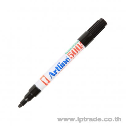 ปากกาไวท์บอร์ด หัวกลม Artline EK-500 สีดำ