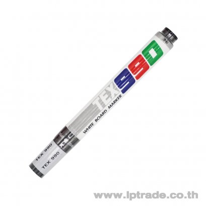 ปากกาไวท์บอร์ด TEX 990 F สีดำ