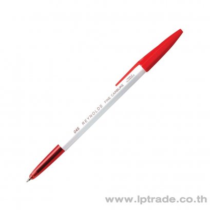 ปากกาลูกลื่น เรย์โนลด์ส 045 0.8 มม. สีแดง