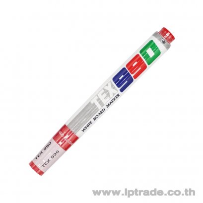 ปากกาไวท์บอร์ด TEX 990 F สีแดง