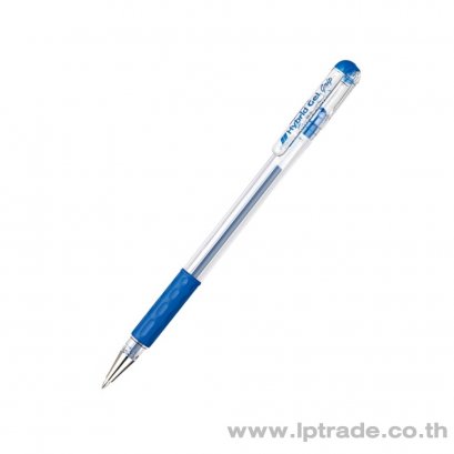 ปากกาหมึกเจล Pentel Hybid Gel Grip K116  0.6 มม. สีน้ำเงิน