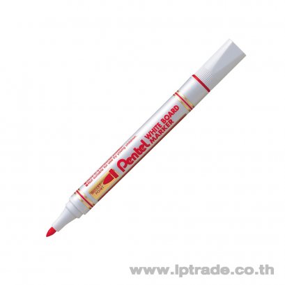 ปากกาไวท์บอร์ด Pentel MW85 สีแดง