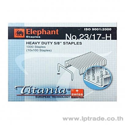 ลวดเย็บกระดาษ ตราช้าง No.23/17