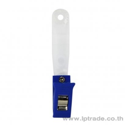 คลิปติดบัตรสายคล้อง Sanko BP สีน้ำเงิน (แพ็ค 20 ชิ้น)