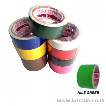 เทปผ้า Tiger 1.5 นิ้ว 8 หลา สีเขียวอ่อน