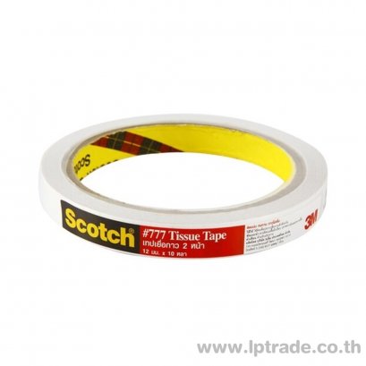 เทปเยื่อกาว 2 หน้า สก๊อต 12 มม. x 10 หลา