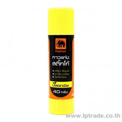 กาวแท่ง ตราช้าง สติ๊กโก้ 40 กรัม