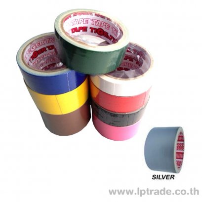 เทปผ้า Tiger 1 นิ้ว 8 หลา สีเทา