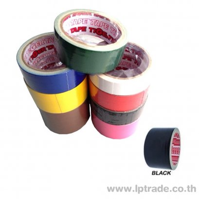 เทปผ้า Tiger 1.5 นิ้ว 8 หลา สีดำ