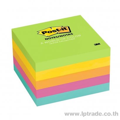 กระดาษโน้ต 3M 654-5UC 3&quot;x3&quot; อัลตร้าไบร์ท (แพ็ค 5 เล่ม)