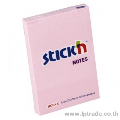 กระดาษโน้ต Stick N 21145 2&quot;x3&quot; สีชมพู