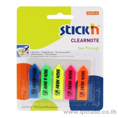 ฟิล์มอินเด็กซ์ Stick N 21192 4.2x1.2 ซม.  