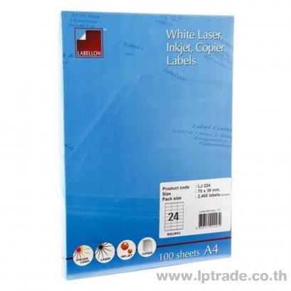 ป้ายสติกเกอร์เลเซอร์/อิงค์เจ็ท เลเบลลอน LJ 224