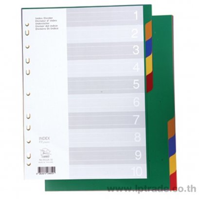 อินเด็กซ์พลาสติก ฟลามิงโก้ No.9532A-10 10 หยัก คละสี