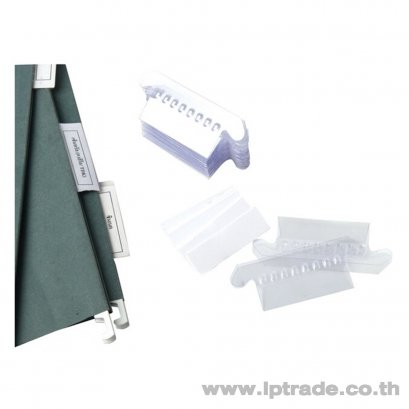 ป้ายอินเด็กซ์พลาสติกใส่แฟ้มแขวน (แพ็ค 50 อัน)