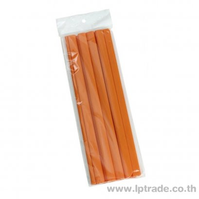สันรูดพลาสติก 10 มม. สีส้ม (แพ็ค 12 อัน)