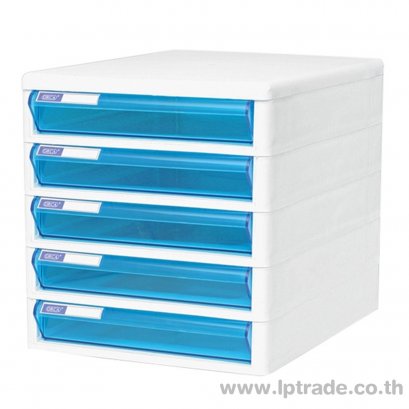 ตู้เอกสาร ออร์ก้า 5 ชั้น TCB-5 โครงขาวลิ้นฟ้า