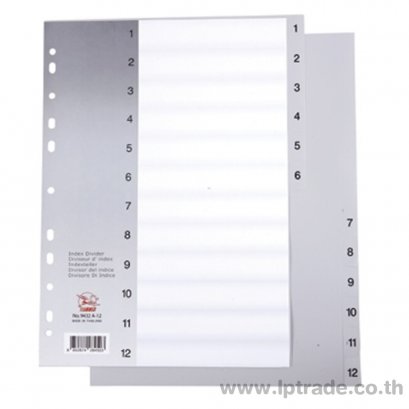 อินเด็กซ์พลาสติก ฟลามิงโก้ No.9432A-12 1-12 สีเทา