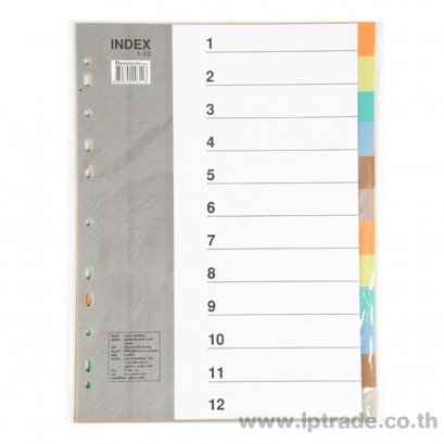 อินเด็กซ์พลาสติก เบนน่อน IX895 12 หยัก คละสี