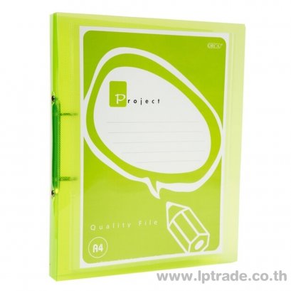 แฟ้ม 2 ห่วง A-991 สอดปก สีเขียว