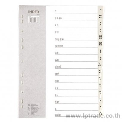 อินเด็กซ์พลาสติก เบนน่อน IX816 ก-ฮ สีเทา