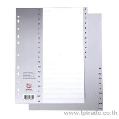 อินเด็กซ์พลาสติก ฟลามิงโก้ No.9433 A-Z สีเทา