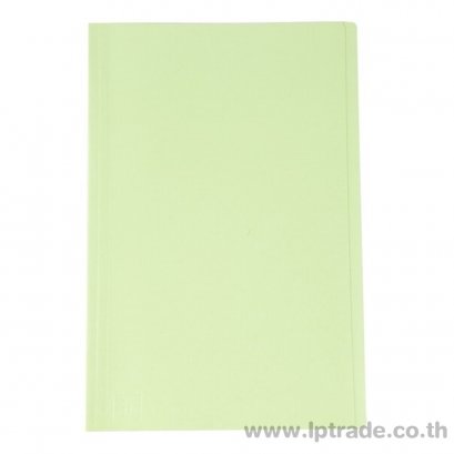 แฟ้มพับกระดาษ ใบโพธิ์ F4  สีเขียว
